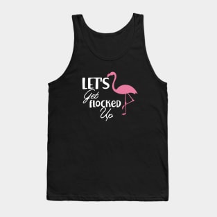 Bridesmaid - Let's get flock up / Flamingo Theme Tank Top